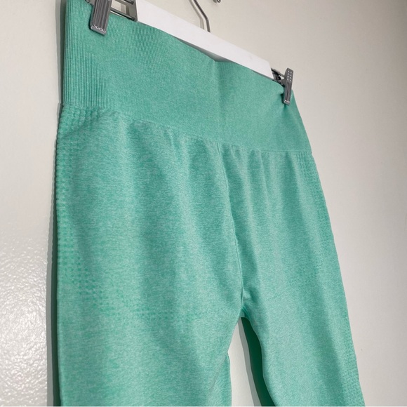 Gymshark VITAL SEAMLESS 2.0 LEGGINGS Aqua Marl L - Picture 8 of 13